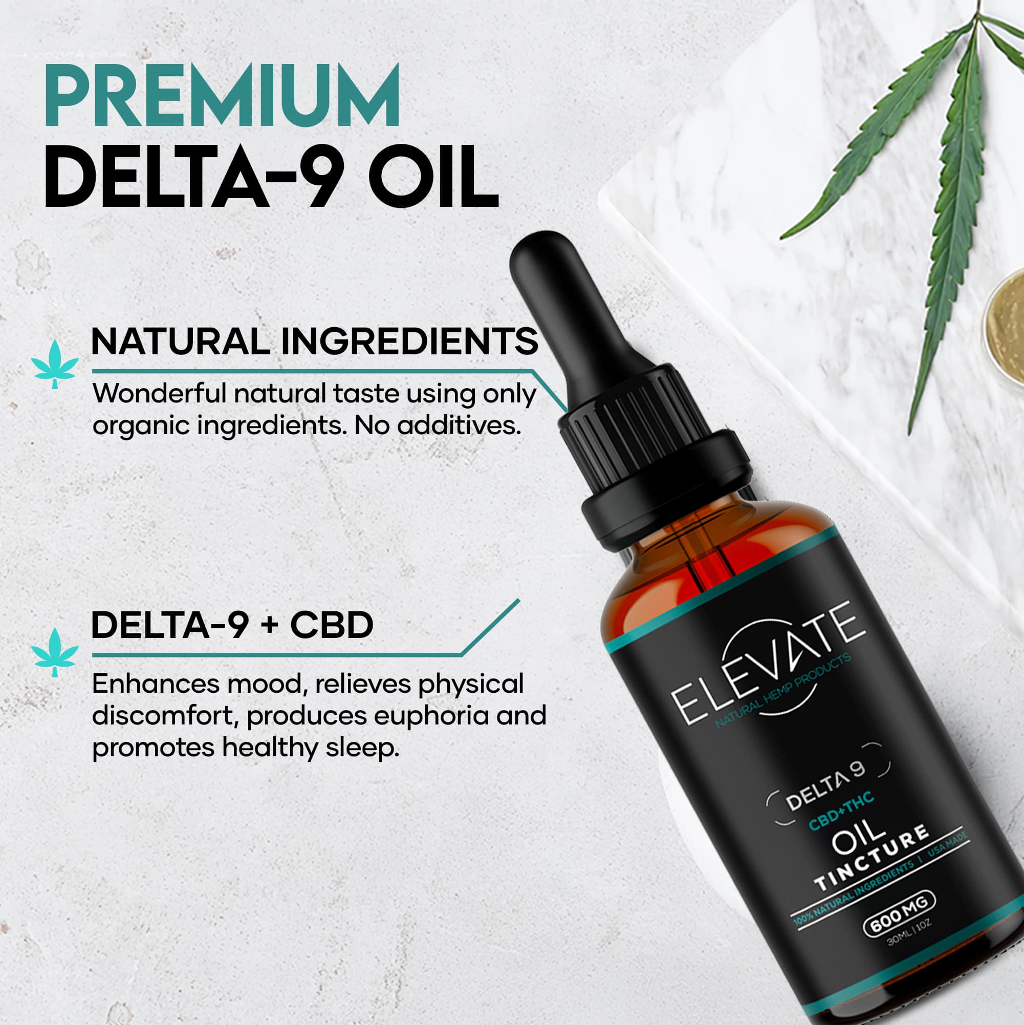 Delta 9 Oil Tincture - Image 3