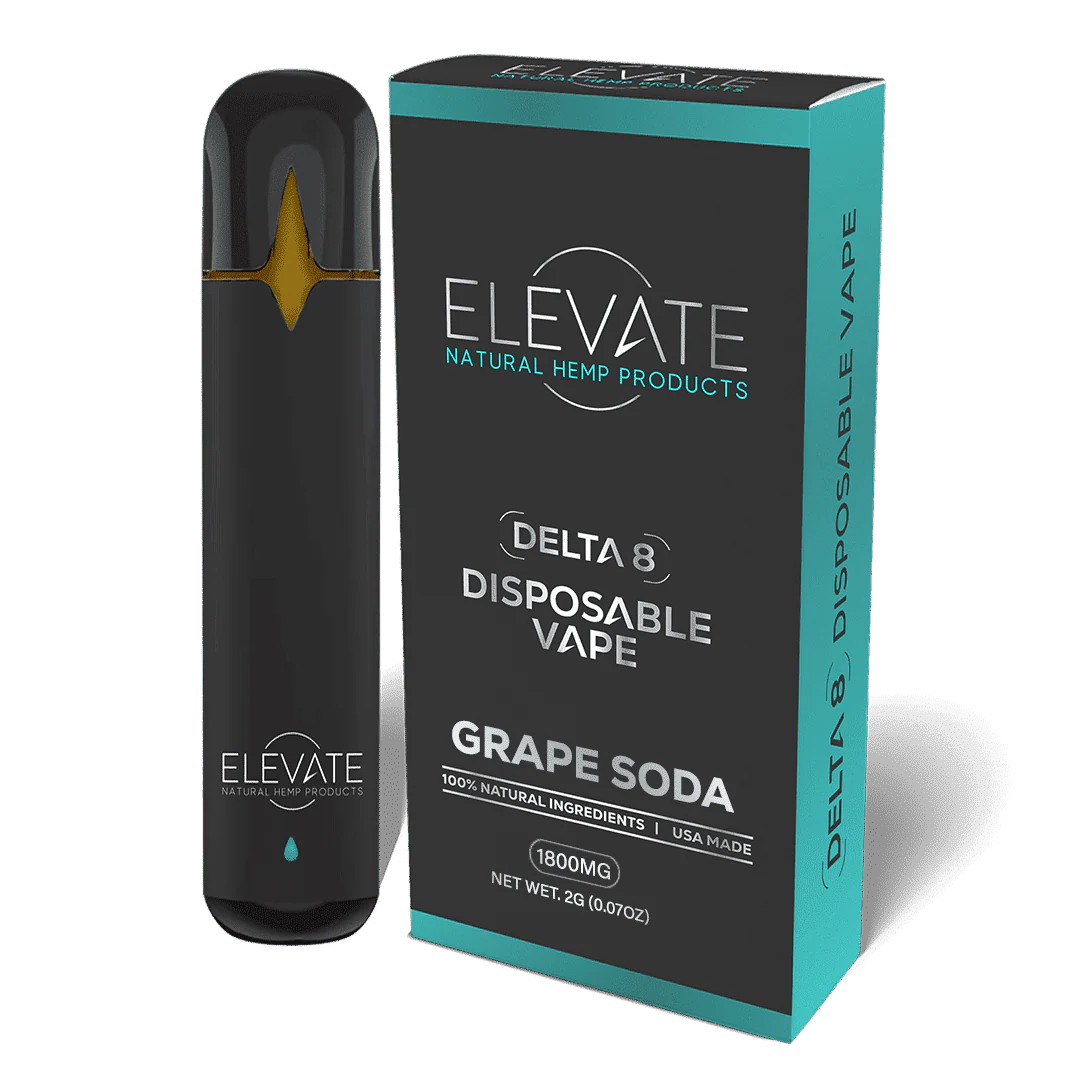 Delta 8 Disposable Vape Pen - Grape Soda - Image 5
